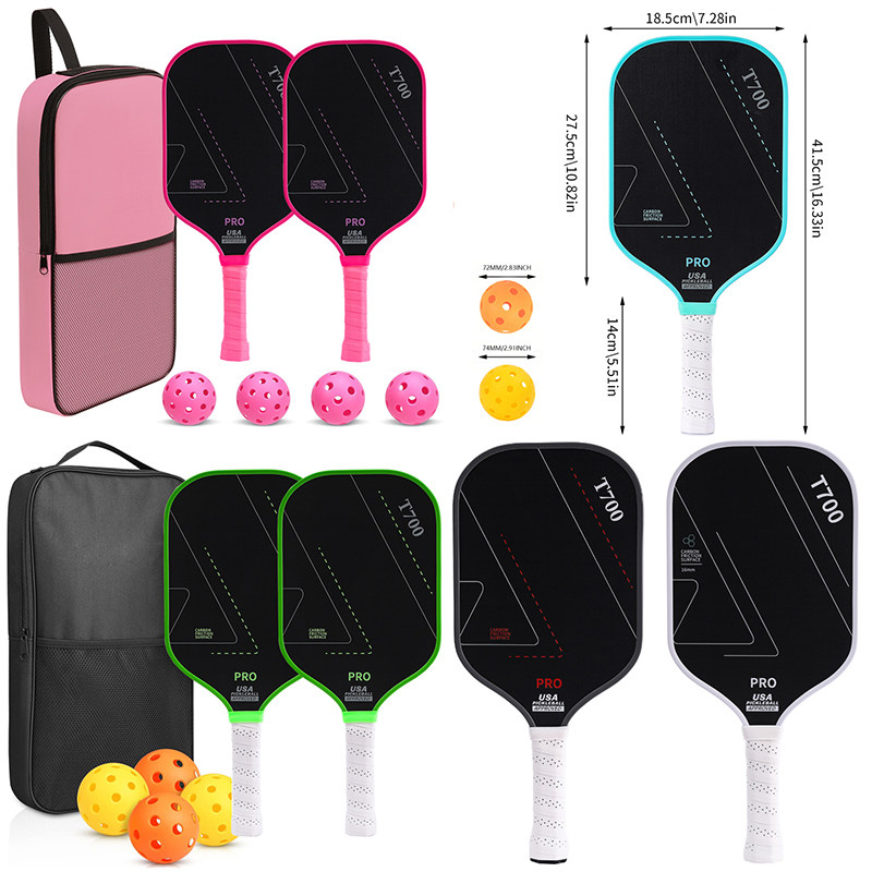 高端Pickleball全碳纤维P克球拍