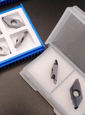 走心机德制80度螺纹刀粒TKF16R8001排刀机涂层合金车牙刀片R0.1