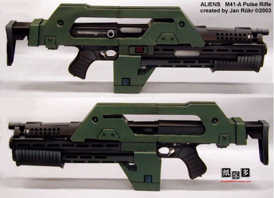 3d纸模型兵器步枪枪械手工剪纸