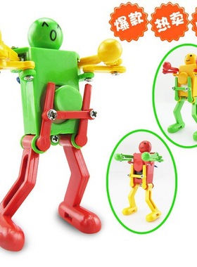 新品创意上链发条跳舞扭屁股机器人玩具儿童益智玩具热卖夜市地摊