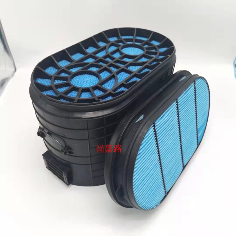 适配新款陕汽德龙X3000空气滤芯430460 500 550直流蜂窝空滤X5000
