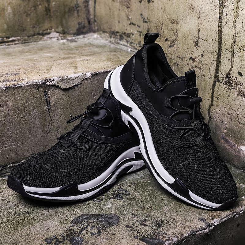 懒人鞋男一脚蹬夏季新款透气运动鞋韩版黑色松紧带网面鞋潮流鞋子|msdalam kategori Kasut lelaki popular, kasut rendah - dari Buy2taobao.com untuk memberikan perkhidmatan ejen Taobao profesional membeli