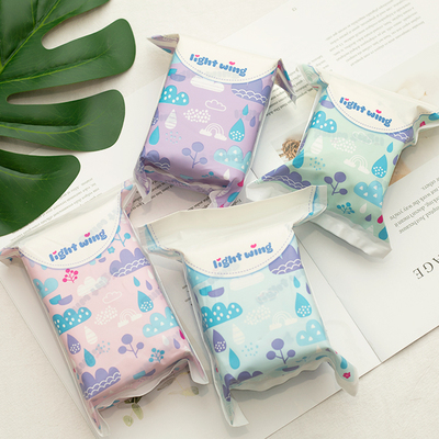 韩国light wing轻翼日用夜用姨妈巾棉柔超薄lightwing护垫卫生巾