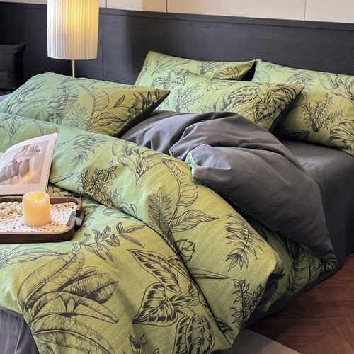 法式复古全棉磨毛四件套四季用