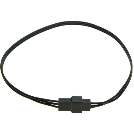 机箱电源小3pin 风扇延长线 3针公对母口供电 30CM 22AWG