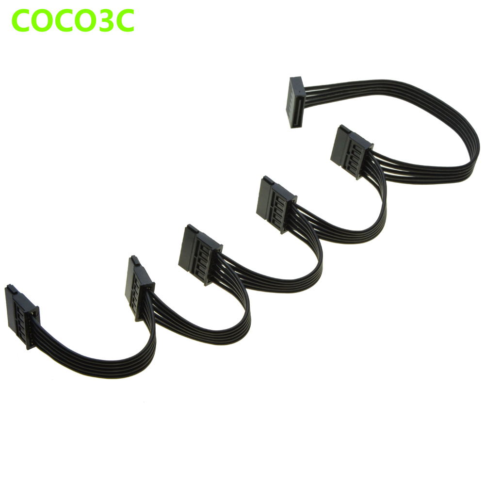 15pin针sata电源供电延长线电源