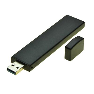 U盘便携式 M.2 SSD移动硬盘盒 USB3.0转 B+M key SATA NGFF固态壳