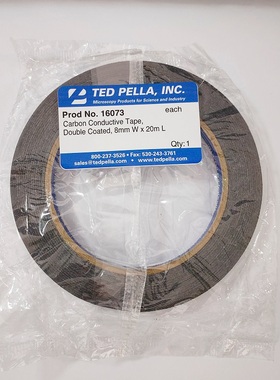 TED美国进口SEM扫描电镜8mm双面碳导电胶带电镜耗材16073