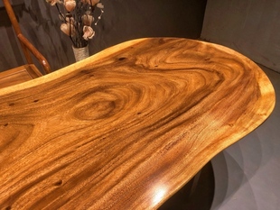 242916胡桃木大板实木原木茶桌泡茶桌办公会议桌餐桌促 新尺寸：
