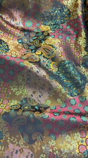 表演服提花布 饰布料旗袍唐装 金蔓织锦缎面料日式 和风复古装