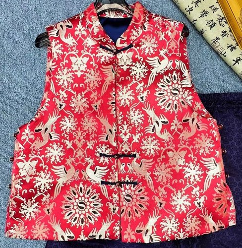 报喜面料人丝服装外套马甲中式汉服旗袍唐装宋锦蜀锦锦缎布料新年