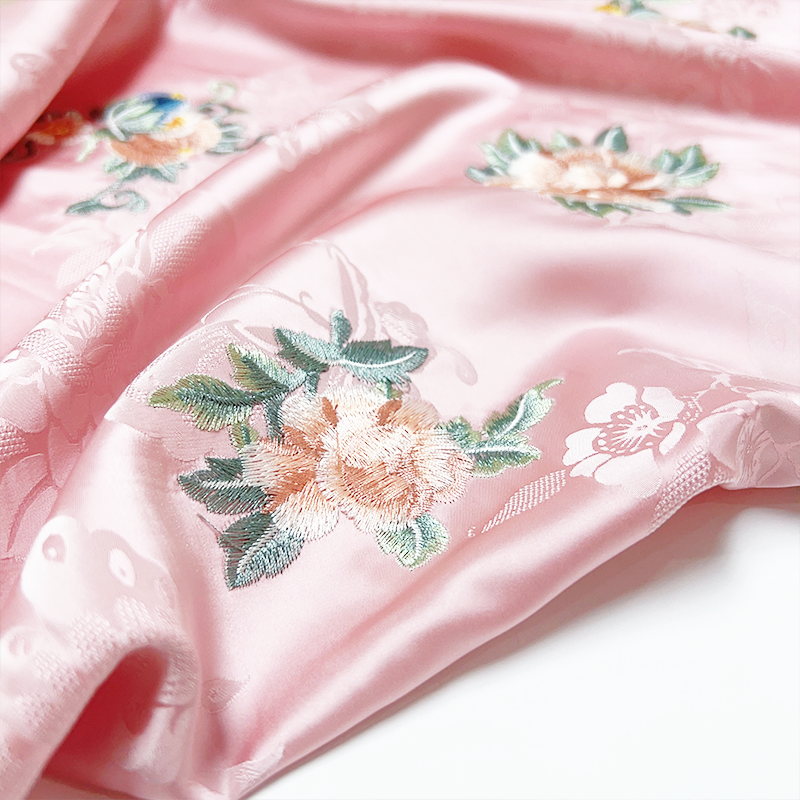 溢彩阿布的世界连衣裙提花面料中国风旗袍汉服包装服装丝滑宋锦