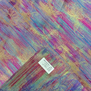 幻彩蝶真丝服装外套马甲中式汉服旗袍唐装宋锦蜀锦锦缎布料春夏