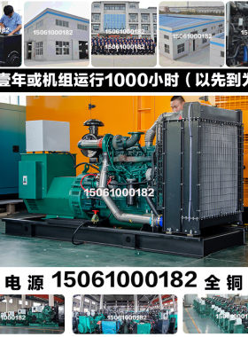 培训指导200KW柴油发电机组 250KVA 206KW上海乾能QND206