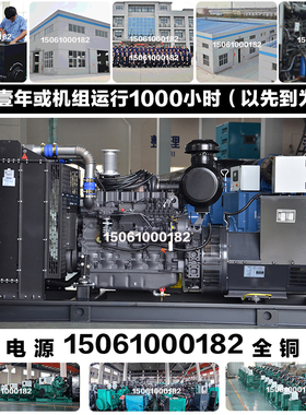 调试付款180KW柴油发电机组 225KVA 228KW上柴股份6DTAA8.9-G32
