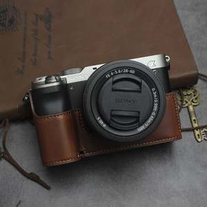 适用索尼A7R4 A6700相机包a73 A7RIII A7M3 A7R3 A7C底座皮套A7C2