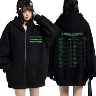 Tyler The Creator Chromakopia Album Zip Up Hoodie Men's Vint