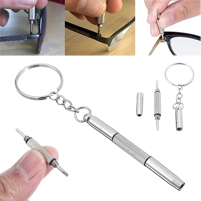 Eyeglass Screwdriver 3in1 Sunglass Watch Repair Kit With Key