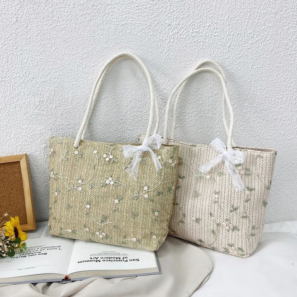 2024 New Summer Women Fashion Woven Bag Handbags For Female