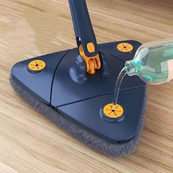 Triangle 360 Cleaning Mop Telescopic Household Ceiling Clean