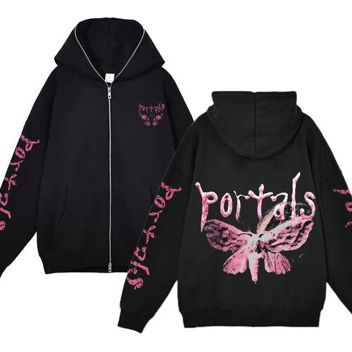 Melanie Martinez Portals Hoodie Full Zip Up Hoodies Y2K Hip