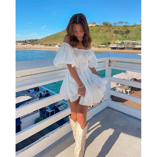 Women Casual Summer Dress Fashion Sexy Solid Color Elegant S