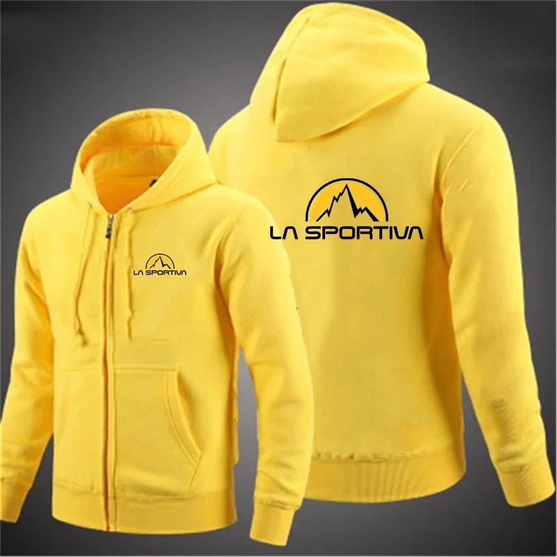 La Sportiva Mens Hoodie Zip Up Hoodie Sweatshirt Graphic Zip