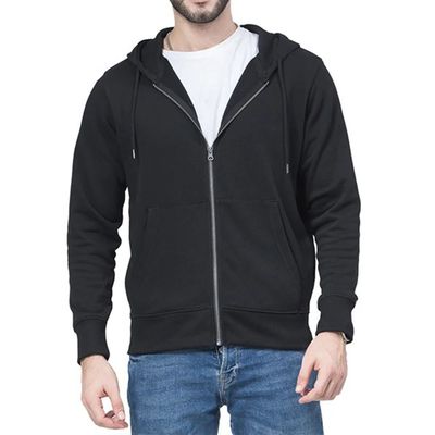 High quality Fashion Zip Hoodies Men Retro Harajuku Solid co