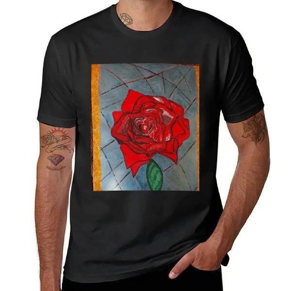 New Red rose T-Shirt quick drying t-shirt aesthetic clothes