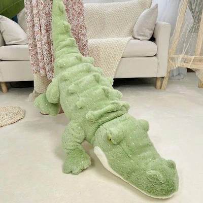 Soft Crocodile Plush Toy Fluffy Full Stuffed Animal Pillow D