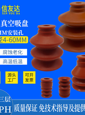 硅胶吸盘VAPH15/20/25/30/40  信友达系列一层SP 二层DP 真空吸盘