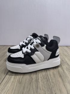 女士头层牛皮休闲鞋时尚厚底板鞋35-39码真皮女鞋秋冬款