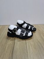 Pure Original Foreign Trade summer women's sandals made of cowhide fabric, thick-soled casual Roman sandals, 36-41 size large women's shoes thumbnail 5