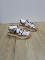 Pure Original Foreign Trade summer women's sandals made of cowhide fabric, thick-soled casual Roman sandals, 36-41 size large women's shoes thumbnail 3