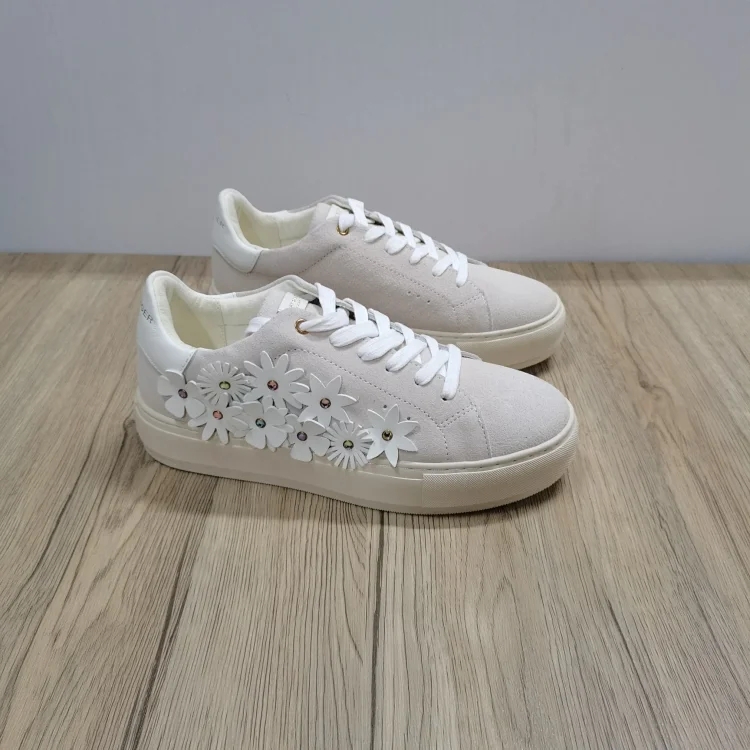 KURT GEIGER 女式反毛皮厚底休闲板鞋38.5/40/40.5/41 大码女鞋