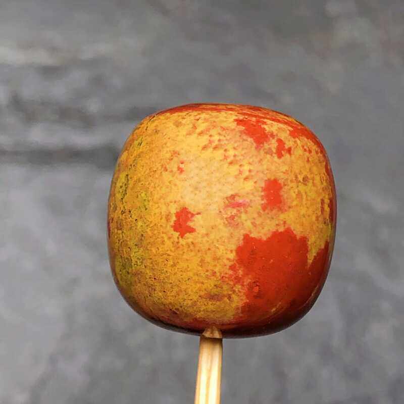 川料南红玛瑙桶珠老型珠顶珠配珠乌夹玛花纹手工打磨大圆珠散珠子