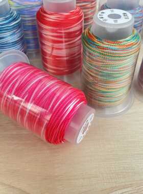 新品18股段然股线端午五彩线挂绳手链编织绳手工diy手绳编织线材