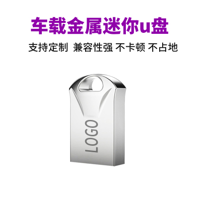 迷你车载u盘金属定制logo