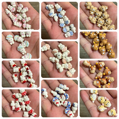【合金】海绵宝宝kitty米菲兔轻松熊JC蛋糕便便纸巾筒披萨DIY配饰