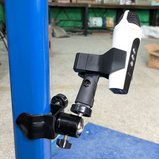 便携话筒支架演出乐器伴侣古筝萨克斯中音话筒夹无线手持麦克风架