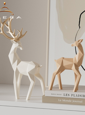 奶油风客厅电视柜酒柜装饰品摆件