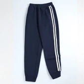 校服裤 深蓝色束脚运动裤 男童女童班服裤 童装 中大童加绒卫裤 子