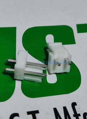 JST连接器 JST B2P-VH 原装正品白色2P针座 原装 3.96mm间距针座