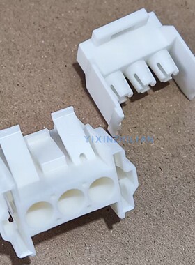 泰科连接器 TE 770025-1 原装3P胶壳 6.35mm间距 胶壳插座 正品