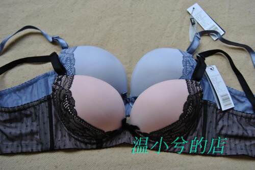 莎莲妮深v聚拢蕾丝女士内衣