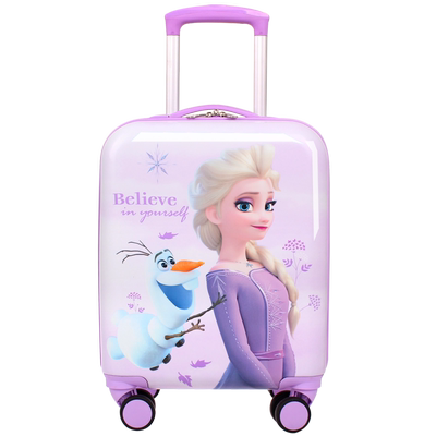 新款爱莎行李箱万向轮双面图案