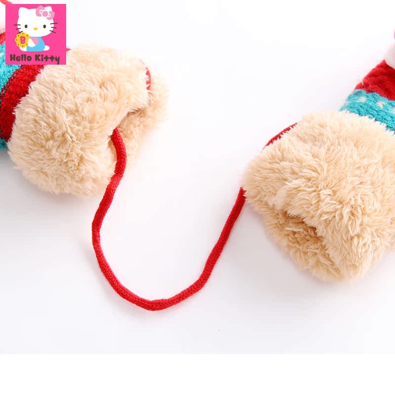 Gants pour fille HELLO KITTY en acrylique - Ref 2150191 Image 4