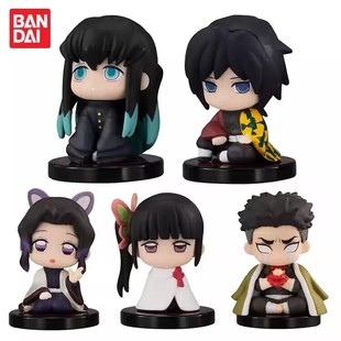 万代扭蛋鬼灭之刃坐队坐姿公仔2胡蝶富冈义勇岩柱悲鸣栗花落时透