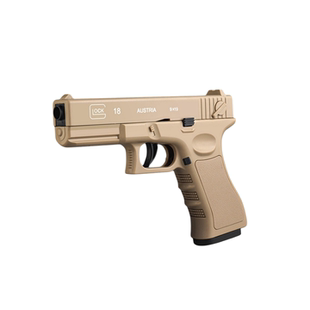 反吹软弹格洛克沙色式连发抛壳软弹枪男孩真空仓挂机小手枪玩具枪