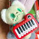 口袋钢琴电动手指钢琴儿童恐龙多功能电子琴玩具可弹奏手指琴玩具